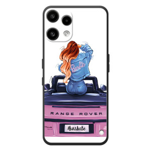Силиконовый Чехол на Nothing Phone (3a) Lite с картинкой Стильных Девушек – Девушка на машине