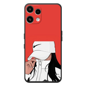 Силиконовый Чехол на Nothing Phone (3a) Lite с картинкой Стильных Девушек – Девушка Nike