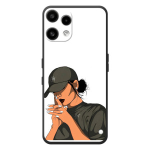 Силиконовый Чехол на Nothing Phone (3a) Lite с картинкой Стильных Девушек – В зеленом