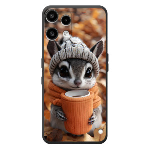 Печатный чехол «Зверята с кофе» для Nothing Phone (3a) Lite – Грызунчик с кофе