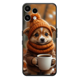 Печатный чехол «Зверята с кофе» для Nothing Phone (3a) Lite