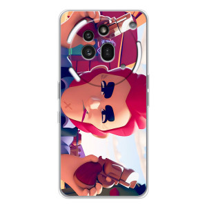 Бампер (ТПУ) с принтом Brawl Stars на Нотинг Фон (3а) Про – Кольт