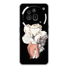 Чехлы (ART) Цветы на Nothing Phone (3a) Pro (VPrint) (Білі квіти)