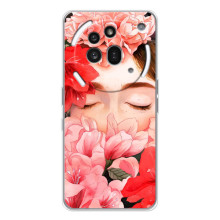 Чехлы (ART) Цветы на Nothing Phone (3a) Pro (VPrint) (Очі в квітах)