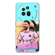 Чехлы для Натинг Фон (3а) Про - Лео Месси Маями (Майами Месси)