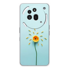 Чохли з квітами для Nothing Phone (3a) Pro (VPrint) (Жовта квітка)