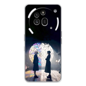 Чехлы с принтом Уэнсдей на Nothing Phone (3a) Pro – Уэнсдей и Энди