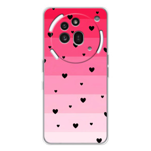 Чохли з тематикою "Маленькі Сердчеки" на Nothing Phone (3a) Pro (Чорні сердечка)