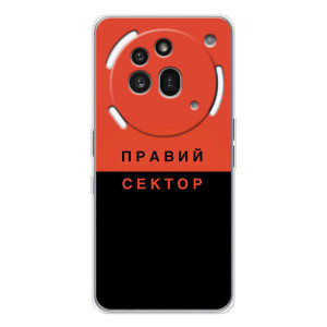 Чехлы УПА (Красно-Чёрный) на Nothing Phone (3a) Pro – Правый Серктор