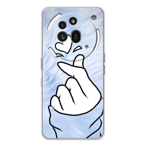 Чехлы (Знак сердечка) на Nothing Phone (3a) Pro – Сердечка знак