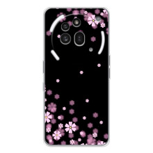 Чохол для Нотінг Фон (3а) Про - з принтом (Дизайнерські) (AlphaPrint) (Квіти маленькі)