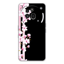 Чохол для Нотінг Фон (3а) Про - з принтом (Дизайнерські) (AlphaPrint) (Квіточки)