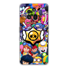 Чехол для Nothing Phone (3a) Pro Бравл Старс (VPrint) – Лого Brawl Stars