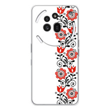 Чехол для Патриота Украины Nothing Phone (3a) Pro - (AlphaPrint) (Яркая вишиванка)