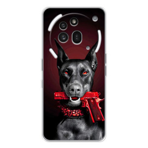 Чехол ДОБЕРМАН для Nothing Phone (3a) Pro – Доберман злой