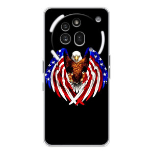 Чехол Флаг USA для Nothing Phone (3a) Pro – Крылья США