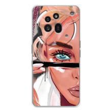 Чехол с печатью для Nothing Phone (3a) Pro - (Мода) (AlphaPrint) (Макияж)