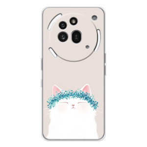 Чехол на тематику: Коты для Nothing Phone (3a) Pro – Белый котик