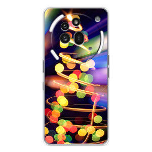 Чехол Новогодняя Елка на Nothing Phone (3a) Pro (Гирлянды)
