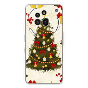Чехол Новогодняя Елка на Nothing Phone (3a) Pro (Новогодний принт)