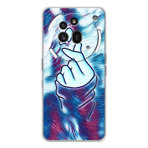 Чохол з принтом для Nothing Phone (3a) Pro (AlphaPrint - Знак сердечка)