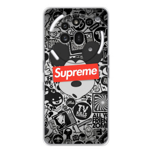 Чехол с Брендами одежды на Нотинг Фон (3а) Про – Supreme Маус