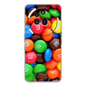 Чехол с изображением  вкусной еды для Nothing Phone (3a) Pro – Разноцветные M&M'S