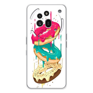 Чехол с изображением  вкусной еды для Nothing Phone (3a) Pro – Сочные пончики