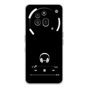 Чохол з картинками на чорному фоні для Nothing Phone (3a) Pro – Плеєр