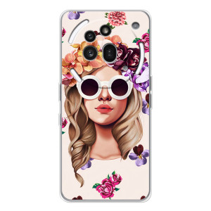Чехол с картинкой Модные Девчонки Nothing Phone (3a) Pro – Девушка в очках