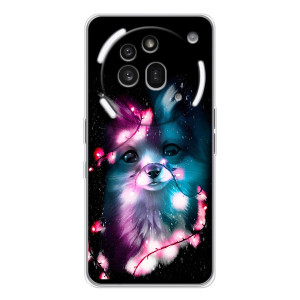 Чехол с Лисичкой для Nothing Phone (3a) Pro – Черная Лиса