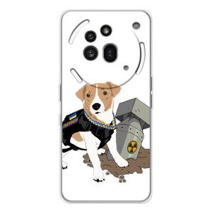 Чехол с принтом Собаки Патрон для Nothing Phone (3a) Pro (Пёс Патрон с ракетой)