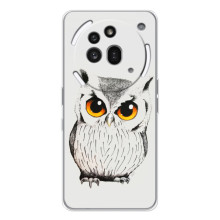 Чехол с птицами на Nothing Phone (3a) Pro (VPrint) – Милая Сова