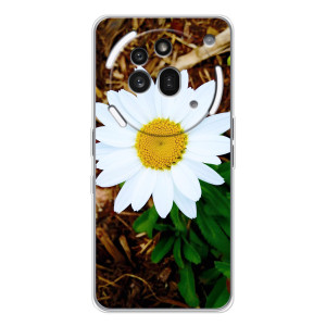 Чохол з ромашками на Nothing Phone (3a) Pro – Біла ромашка
