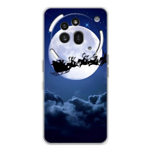 Чохол Санта Клаус для Nothing Phone (3a) Pro (Санта - місяць)