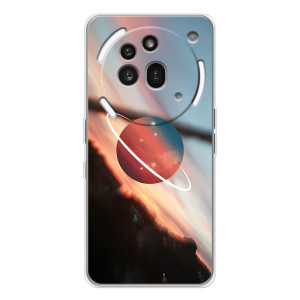 Чехол (ТПУ) с планетами на Nothing Phone (3a) Pro – Сатурн
