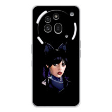 Чохли Венсдей на Nothing Phone (3a) Pro Уенсдей (AlphaPrint) (серйозна Венздей)