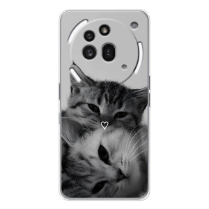 Чехол с рисунком кот на Nothing Phone (3a) Pro