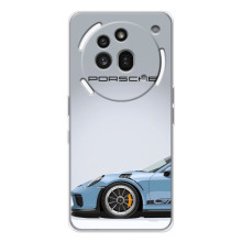 Чохол з авто Порше для Nothing Phone (3a) Pro – Блакитний Порше