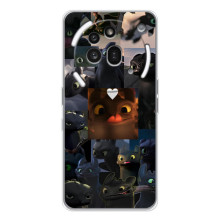 Чохол як приборкати дракона на Nothing Phone (3a) Pro (Дракон колаж)