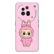 Чохол з Лабубу на Nothing Phone (3a) Pro (Рожевий Лабубу)
