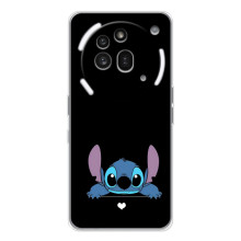 Чохол з принтом Стіч на Nothing Phone (3a) Pro (Стіч на чорному)