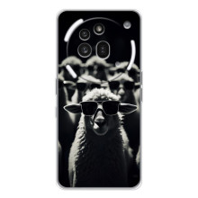 Чохол з принтом стильні тварини для Нотінг Фон (3а) Про (Овечка в окулярах)