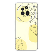 Силиконовый чехол с принтом в цветах на Nothing Phone (3a) Pro