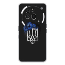 Чохол з українським гербом на Nothing Phone (3a) Pro – Герб з квіткою