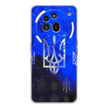Чохол з українським гербом на Nothing Phone (3a) Pro – Герби на синьому