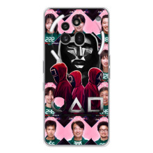 Чехол Гра в кальмара для Nothing Phone (3a) Pro – Персонажи игры кальмара