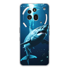 Чехол с картинкой «Хищники» для Nothing Phone (3a) Pro – Акула