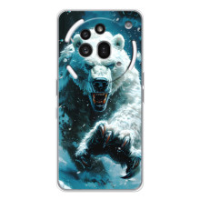 Чехол с картинкой «Хищники» для Nothing Phone (3a) Pro – Медведь