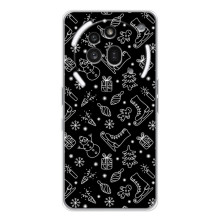 Новогодние, Праздничные Чехлы для Nothing Phone (3a) Pro - 2024 год (Новогодний фон)